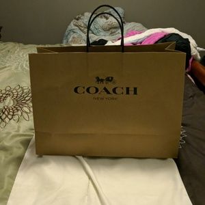 Coach shopping bag